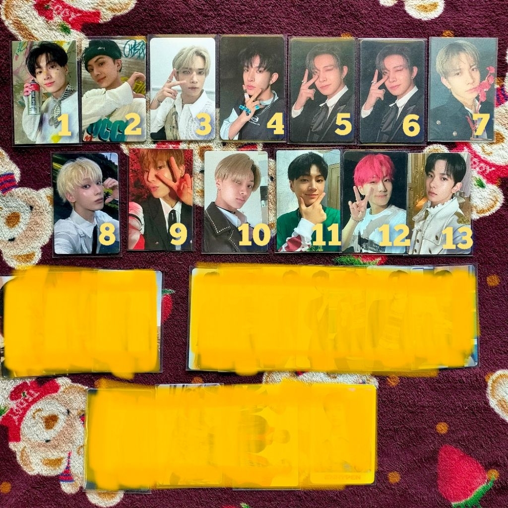 [etalase 3] PC PHOTOCARD ENHYPEN HEESEUNG JUNGWON SUNOO JAY ENNIVERSARY ENNIV