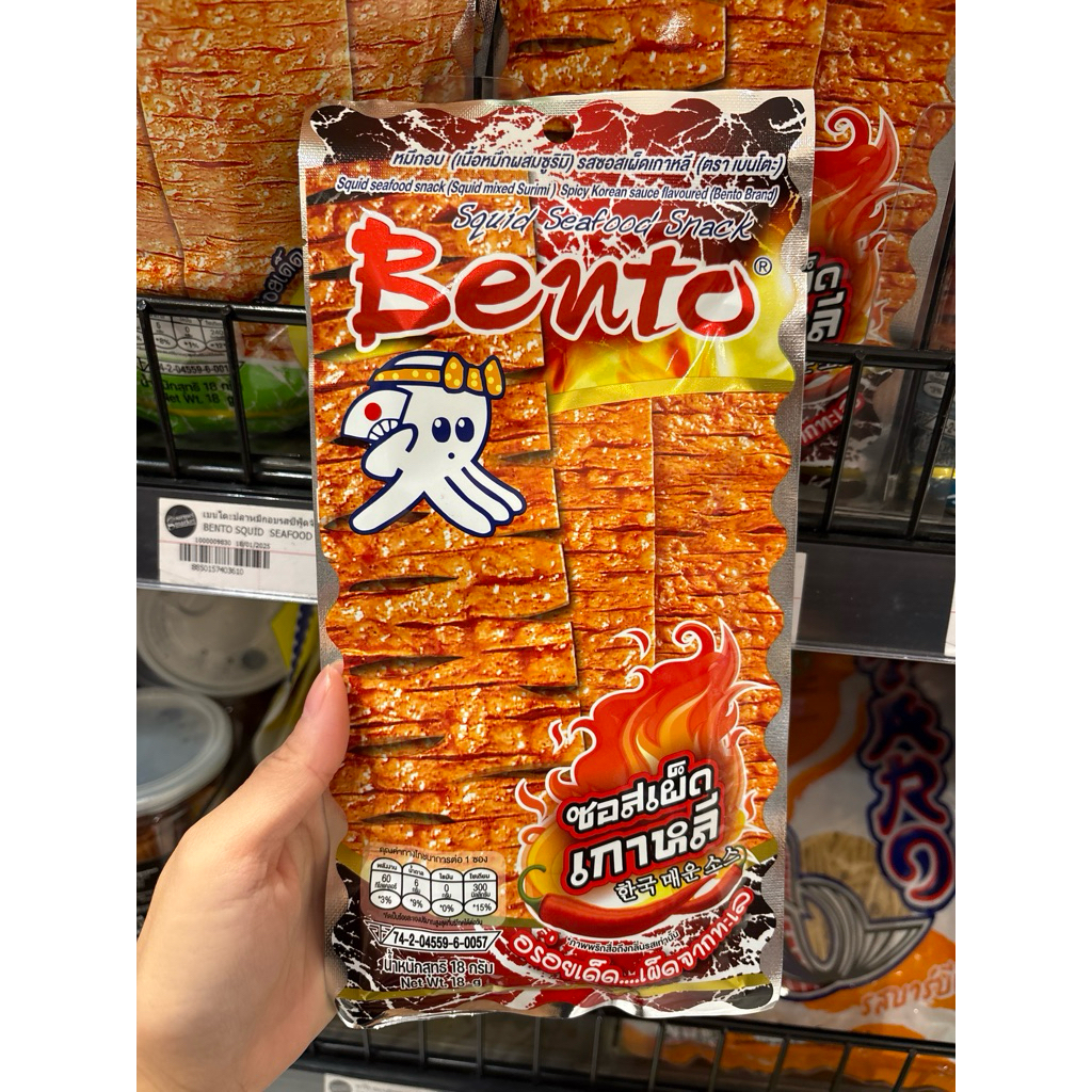 

bento korea spicy sauce flavour 18g / squid thailand