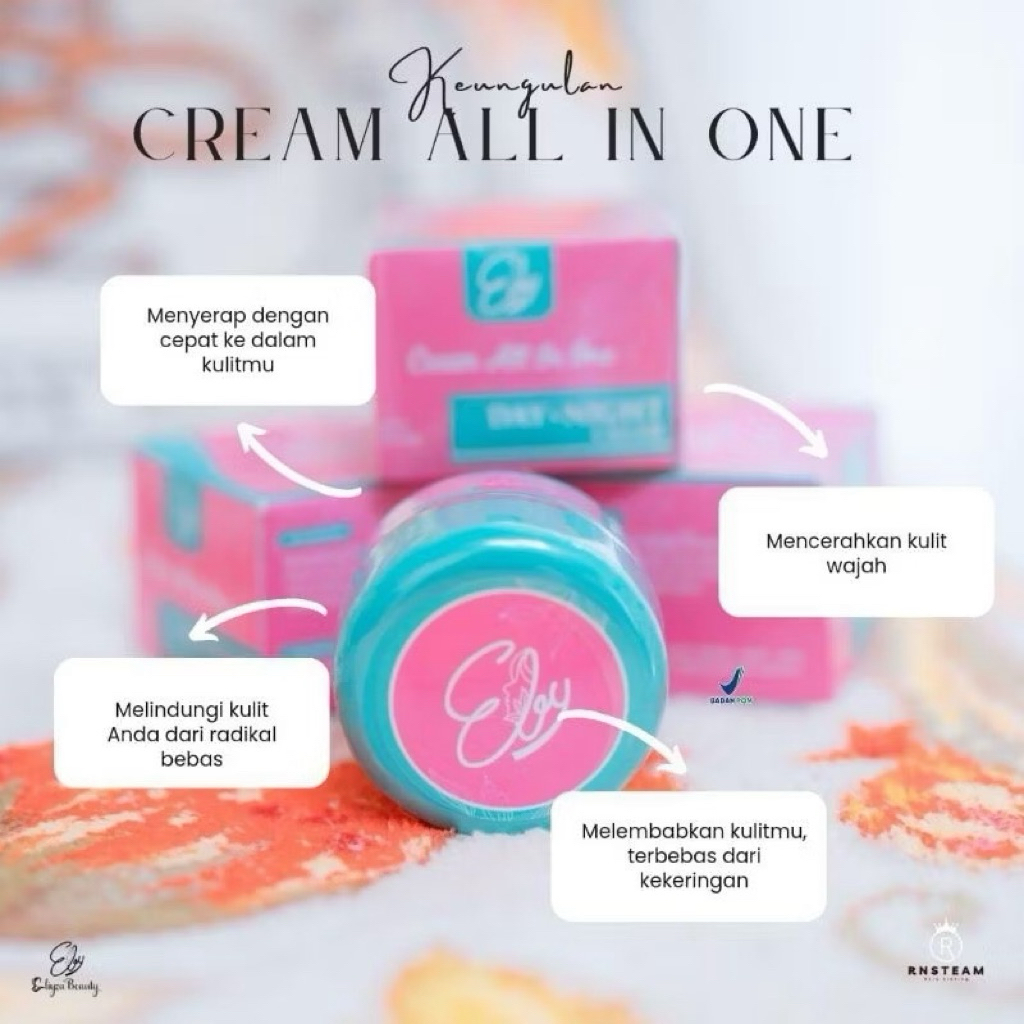 (KEMASAN BARU) CREAM ELIZA BEAUTY ALL IN ONE BEAUTY BPOM ORIGINAL