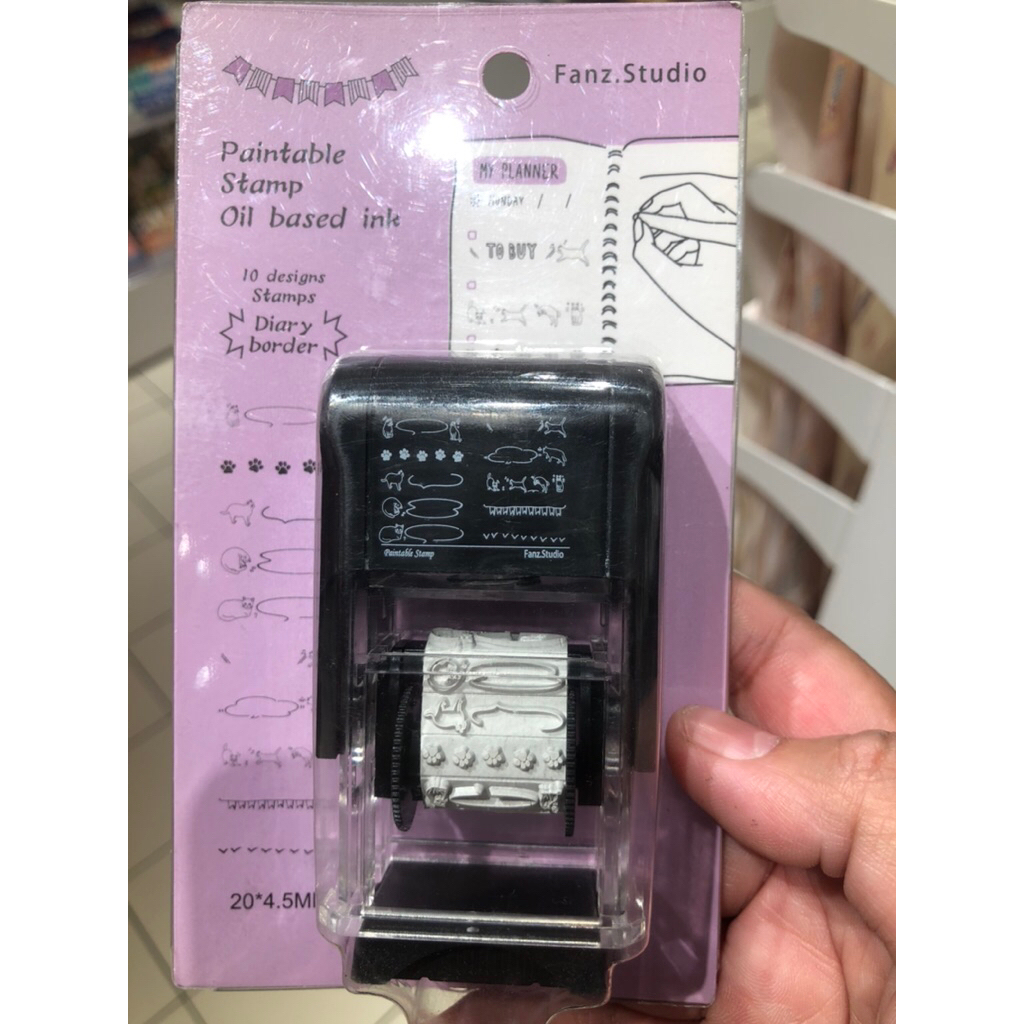 

paintable stamp oil based ink