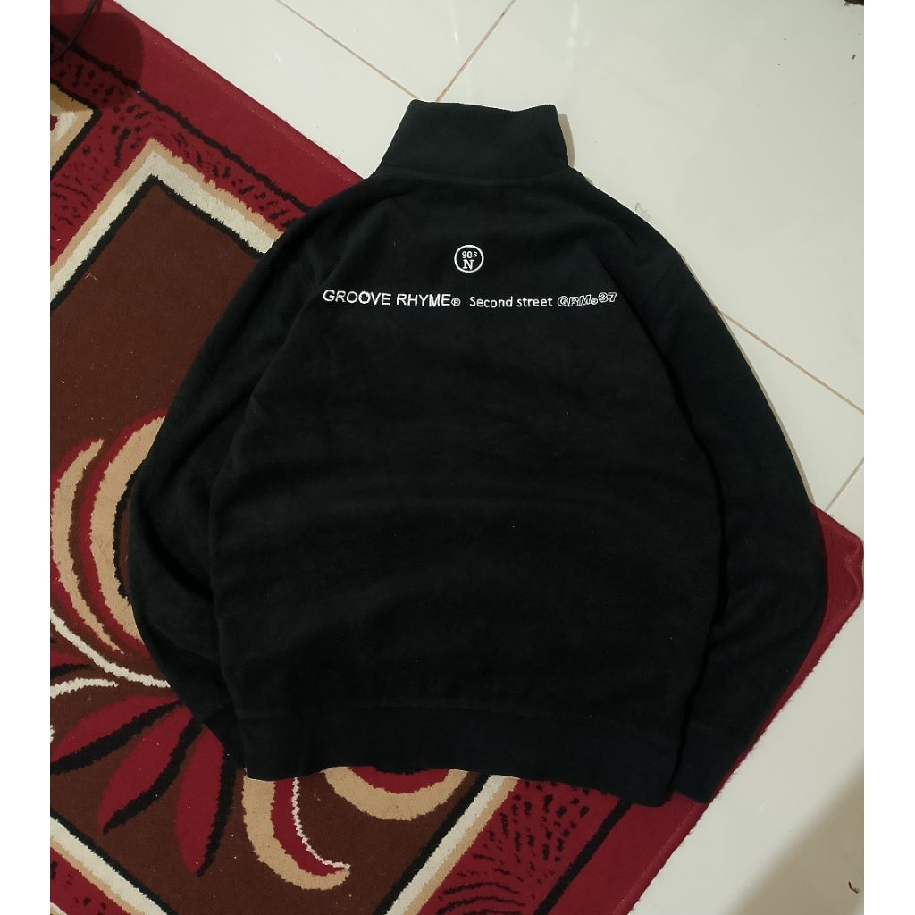 groove rhyme halfzip fleece jakett second