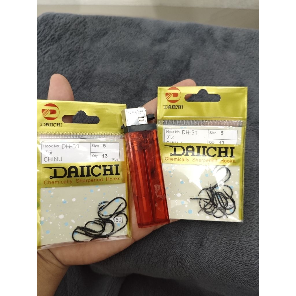 mata kail pancing daichi dh51 tanpa lubang
