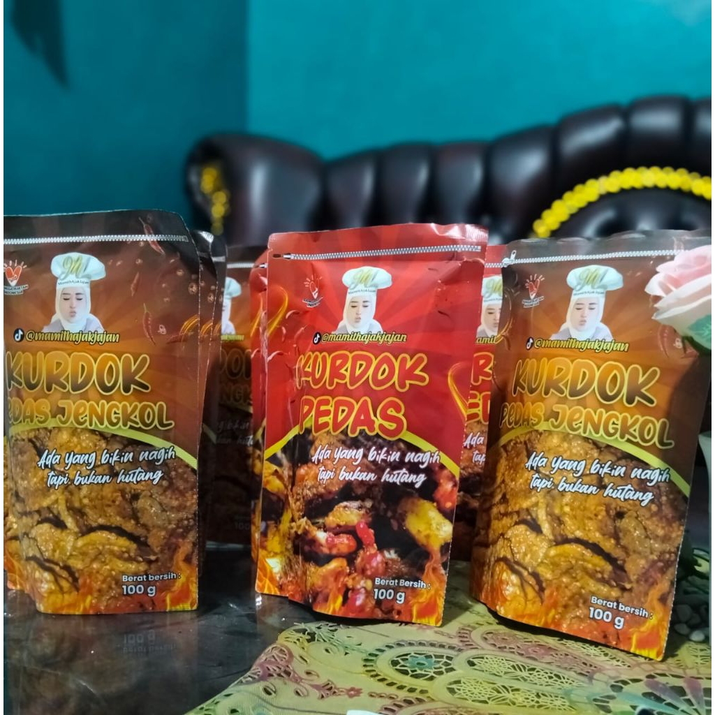 

kurdok pedas jengkol + pedas mix