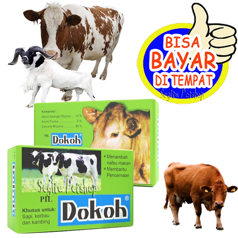 Vitamin Penggemuk Sapi Kambing Kerbau Domba Jamu Pil Dokoh