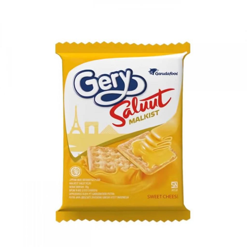 

GERY SALUUT MALKIST KEJU SACHET [ 1 PAK ISI 10 PCS ] **
