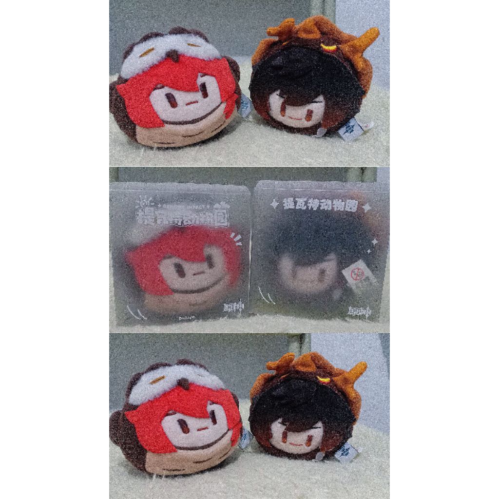 Genshin Impact Zhongli Diluc Teyvat Zoo Plushie