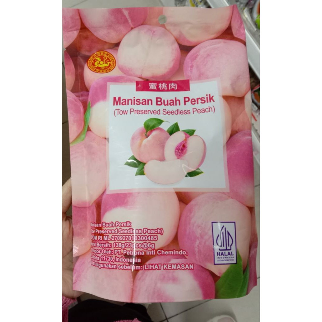 

Manisan Buah Persik 138gr