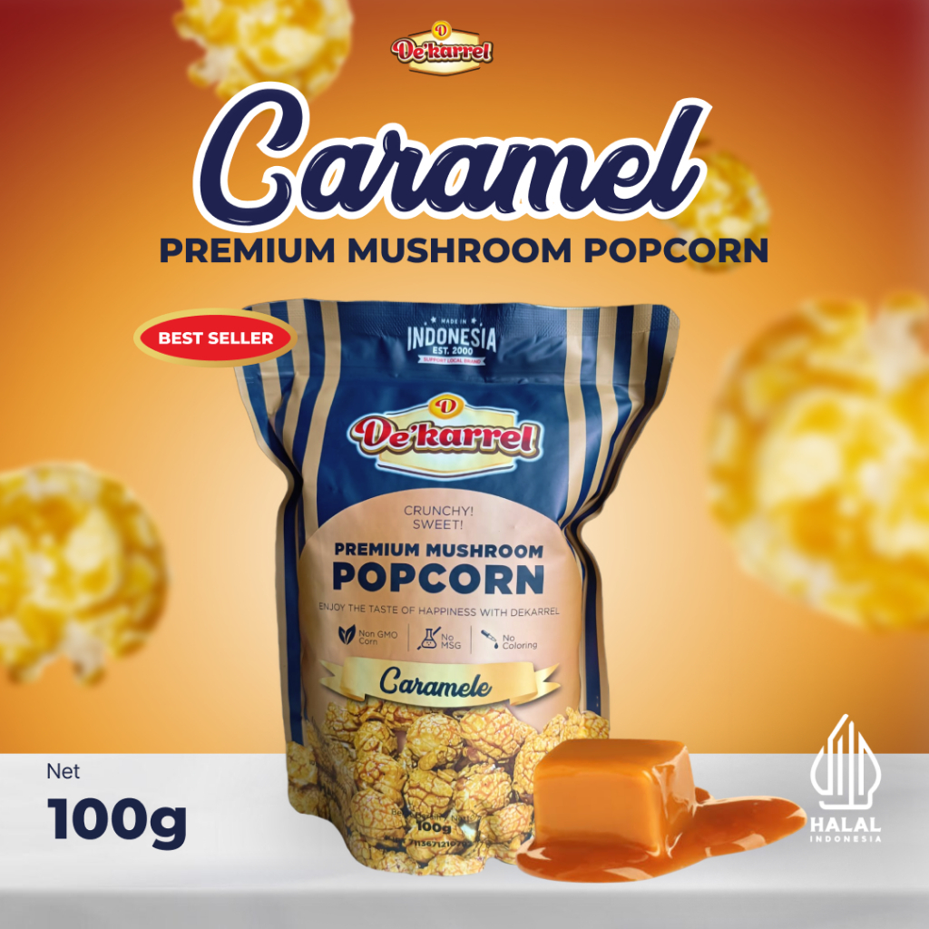 

DE'KARREL POPCORN CARAMEL, SWEET BUTTER, & CHEESE