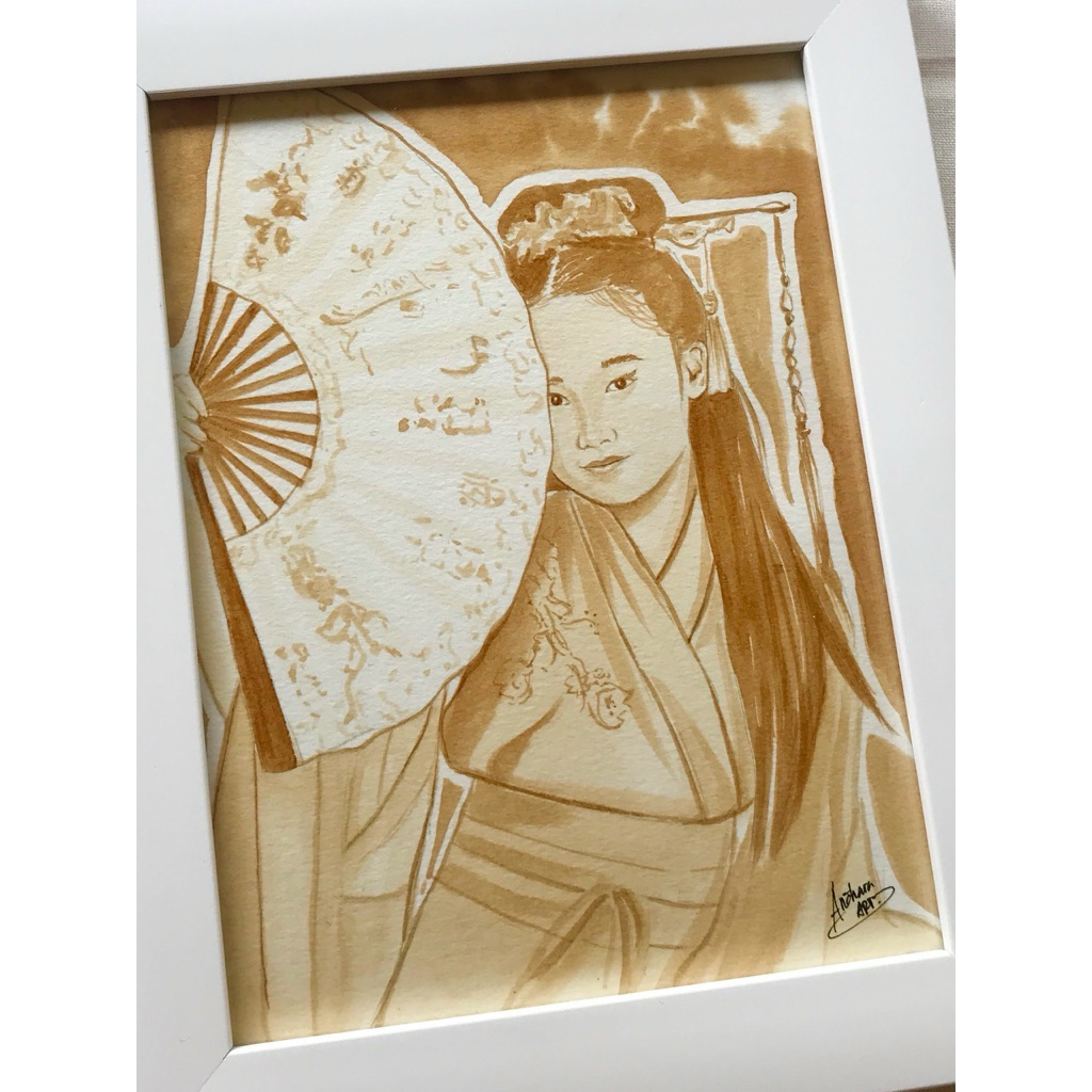 

Coffee Painting A3 (9 wajah)