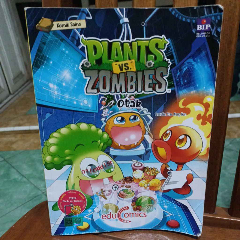 PLANTS VS ZOMBIES ( OTAK)KOMIK SAINS