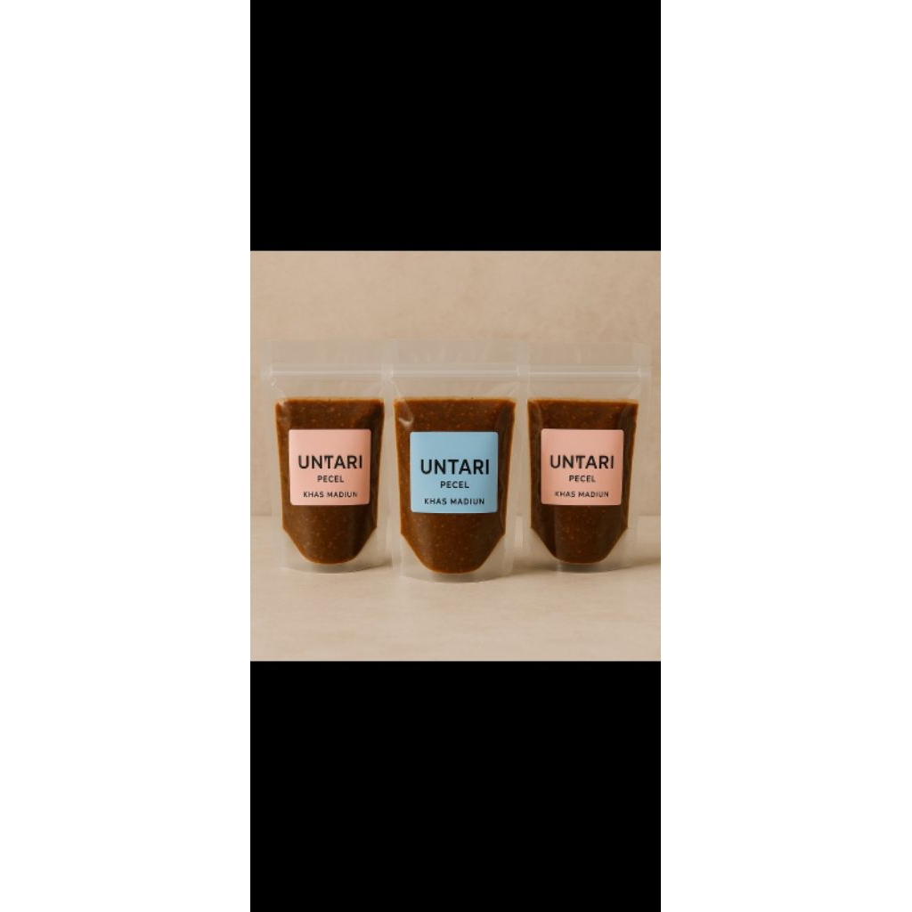 

(kemasan pouch)Bumbu Pecell Untari - bumbu kacang khas Madiun