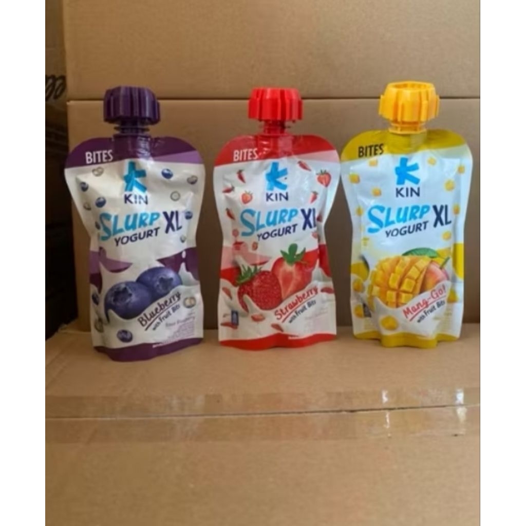 

Kin Slurp Yogurt XL 80gr Blueberry/Strawberry/MangoWith Fruit Bits
