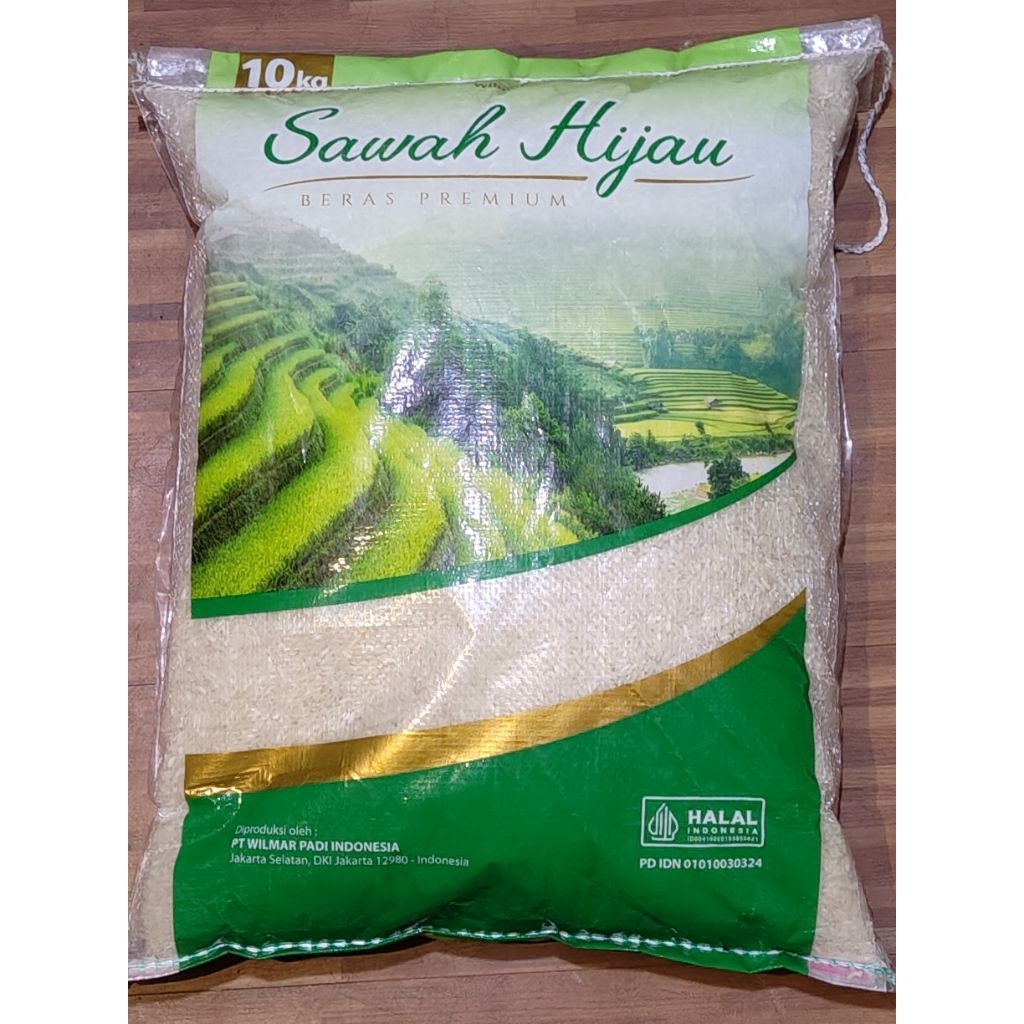 

Beras Premium Sawah Hijau Pulen Enak Bikin Kenyang 10kg