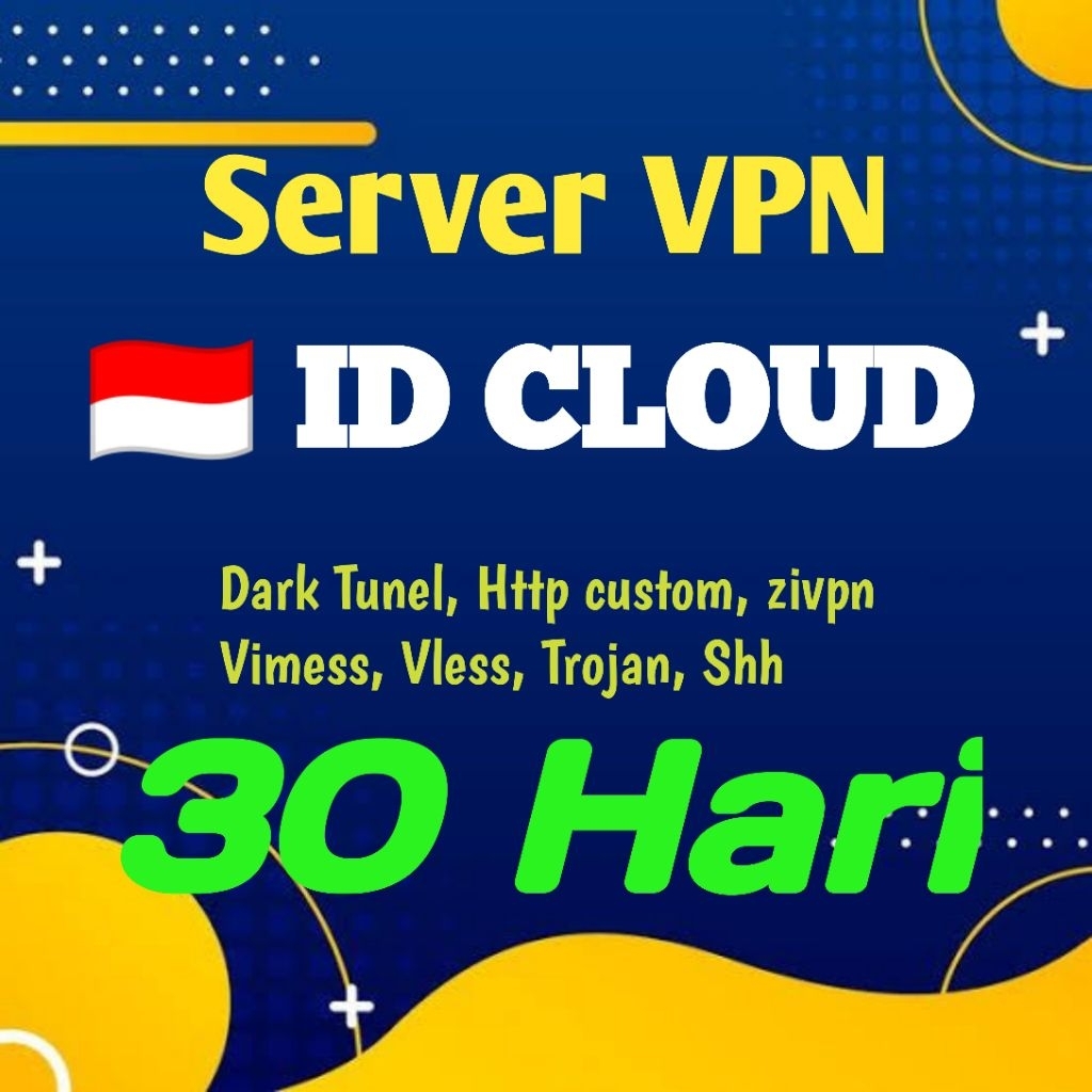 Vocer VPN ID Cloud Http custom 30 Hari