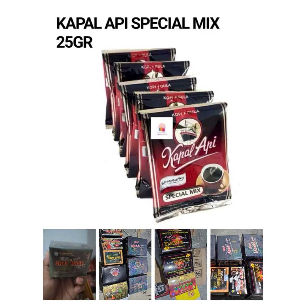1 BOX KOPI KAPAL API // TER JOS // BAPAKNYA JANTAN