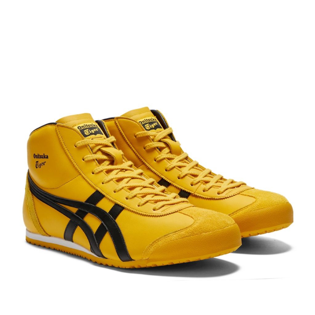 ONITSUKA TIGER MEXICO MID RUNNER UNISEX SHOES ( 100% ORIGINAL ) - Yellow Black
