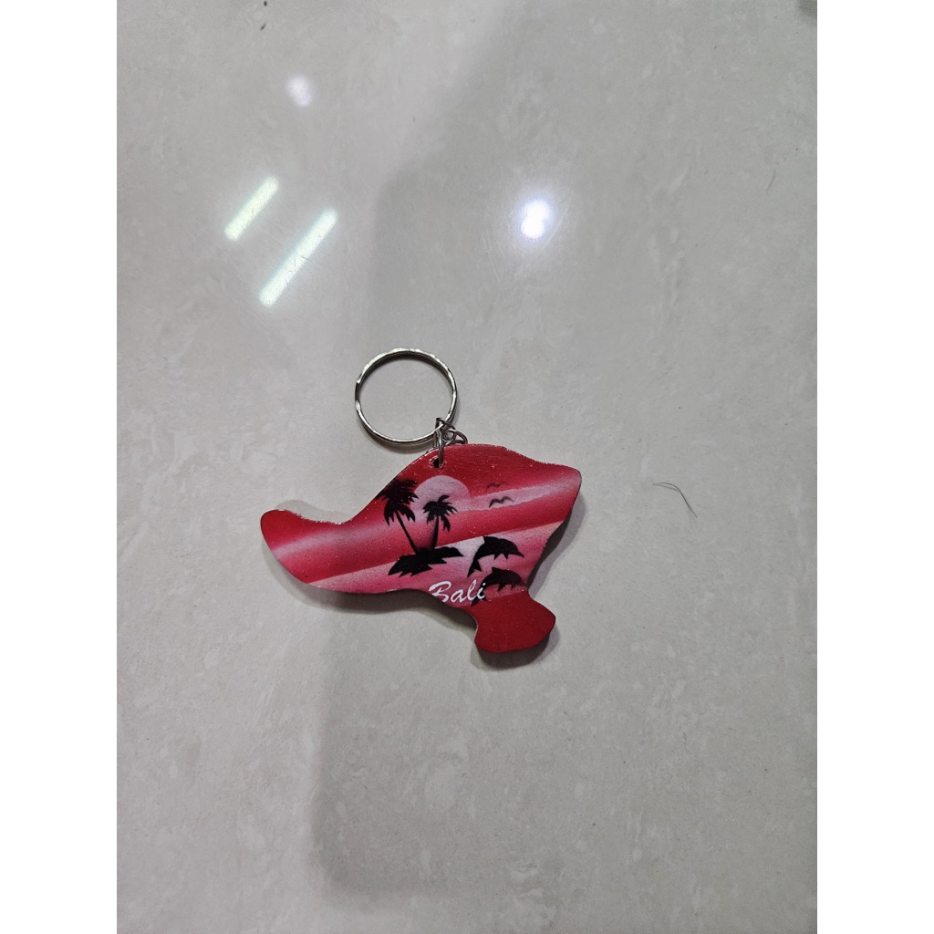 GANTUNGAN KUNCI KAYU BALI WOODEN KEYCHAIN OLEH OLEH BALI SOUVENIRS DREAMCATCHER