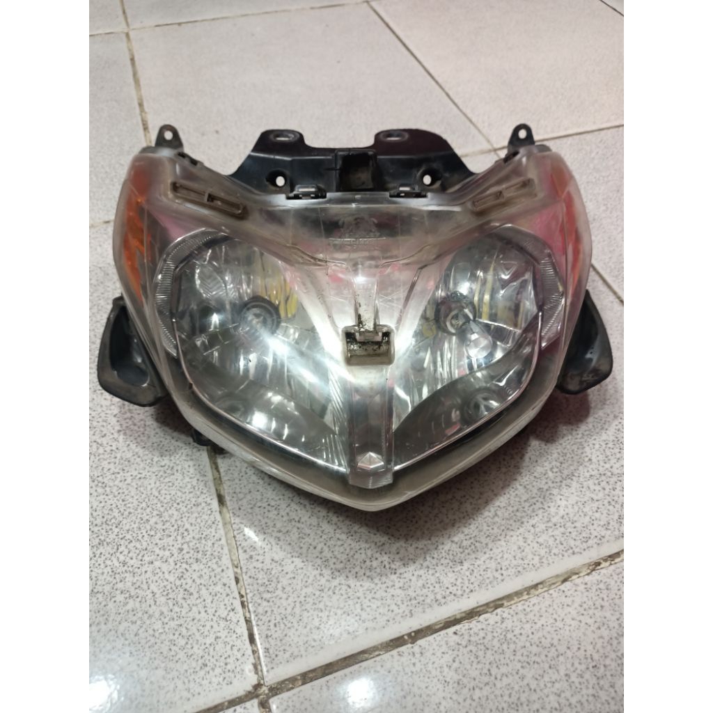 Lampu Xeon rc karbu original copotan satu set lampu led