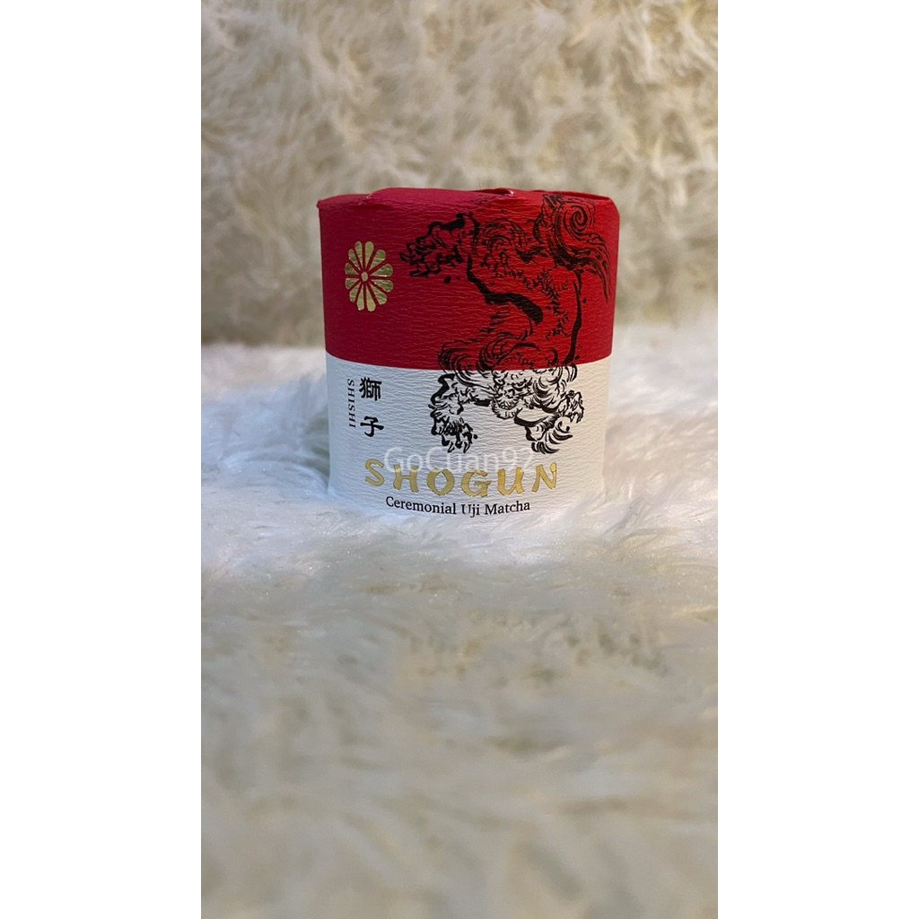

SHOGUN - SHISHI (MERAH) Ceremonial Uji Matcha 30gr- Original from Japan