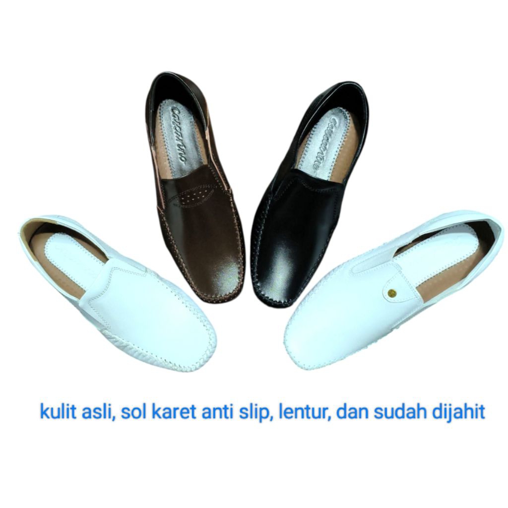 sepatu mocasine pria sepatu flat pria sepatu kulit pria sepatu pria kulit asli sepatu jalan laki lak