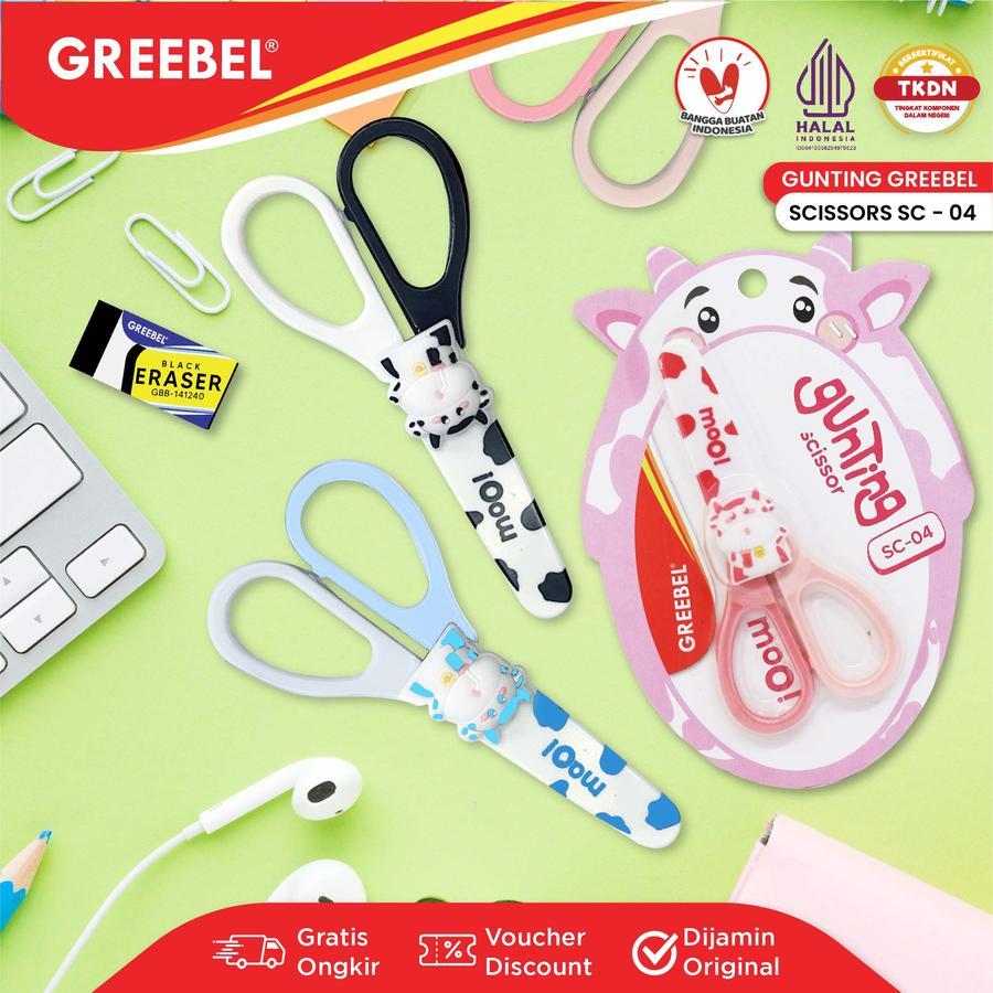 

TBMO GREEBEL Gunting Mini Gunting Anak (GUNTING SC-04) / Gunting Kertas / Gunting Sekolah