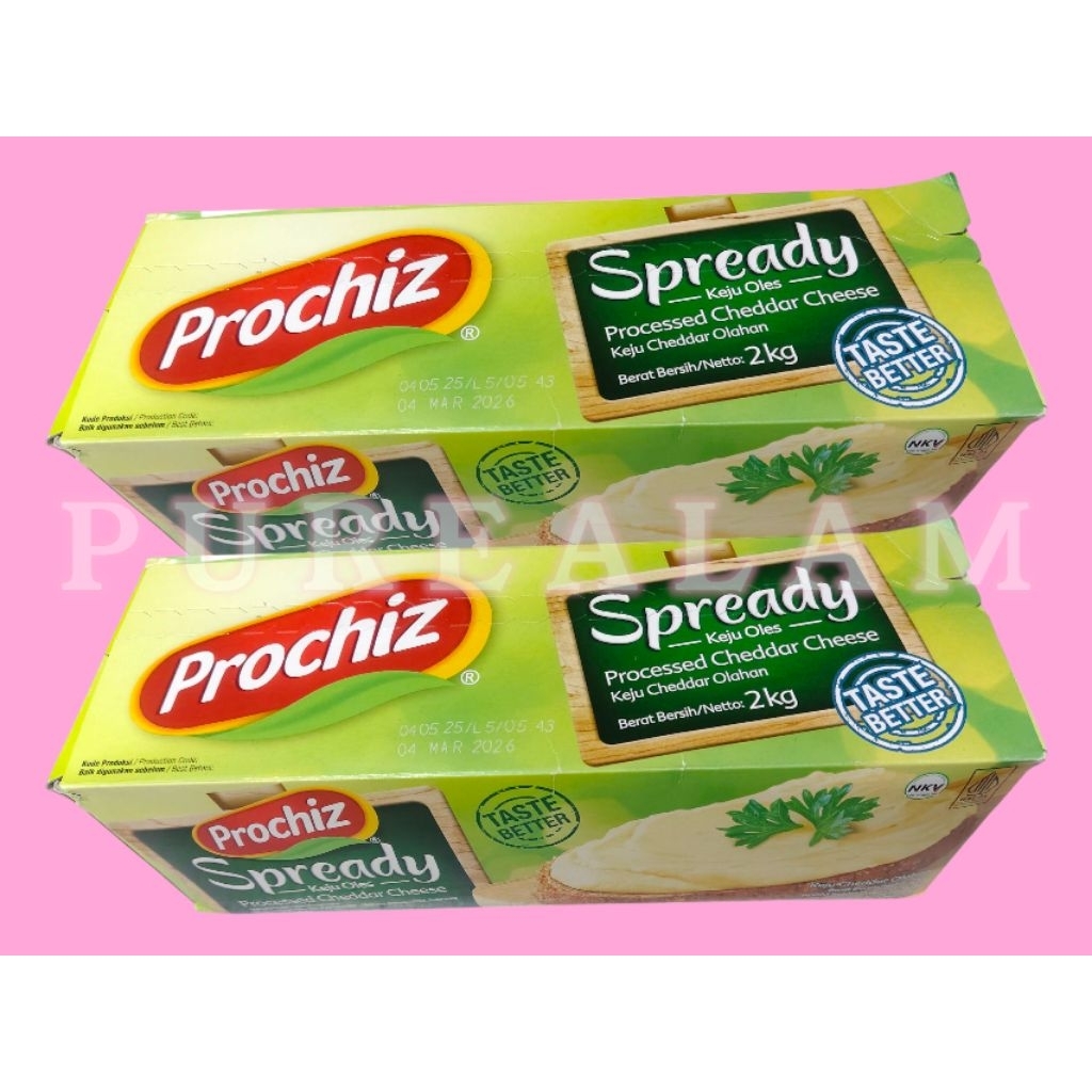 

READY LANGSUNG KIRIM Prochiz Spready 2Kg 1Pcs Keju Oles Expired Mei 2026