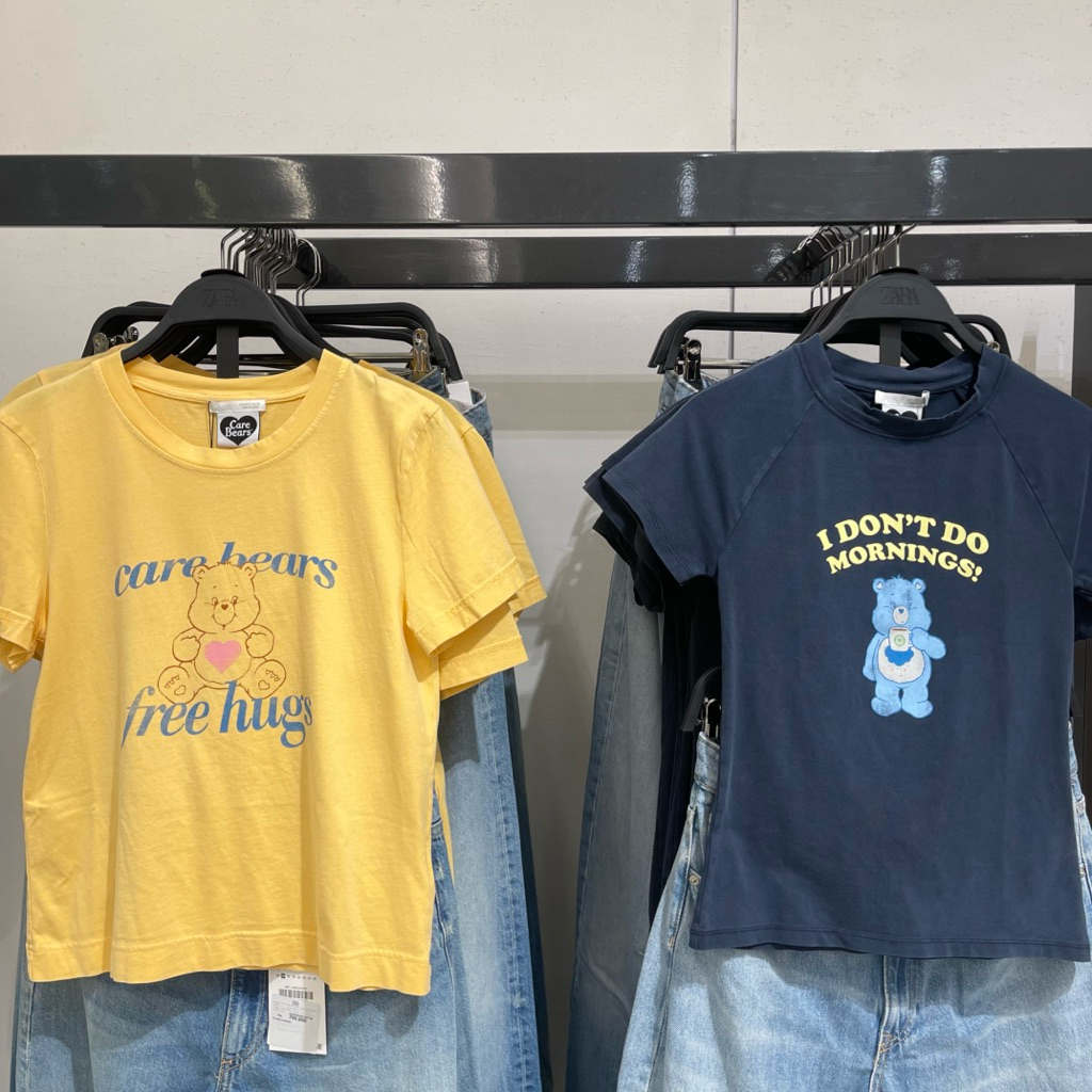 Kaus T-shirt Care Bears ZARA Women Jastip (jasa titip)