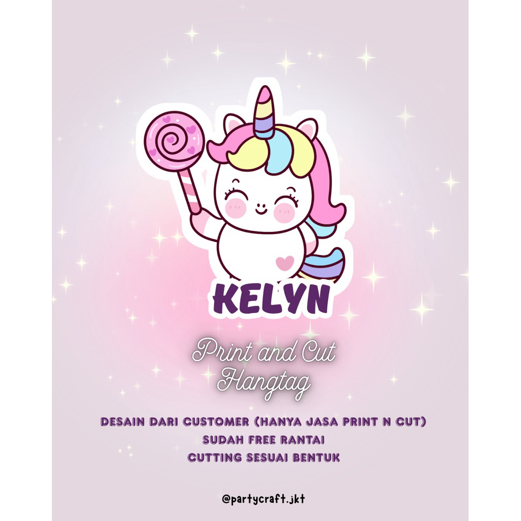 

Jasa Print And Cut Hangtag Custom