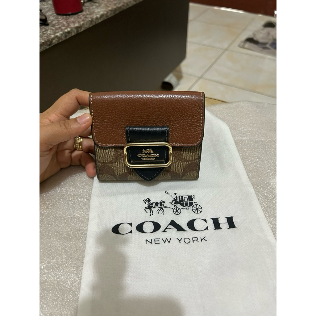 dompet coach morgan bifold preloved 