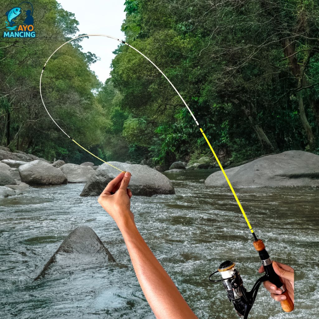 RIMBARA Joran pancing casting wader super lentur 120cm microfishing
