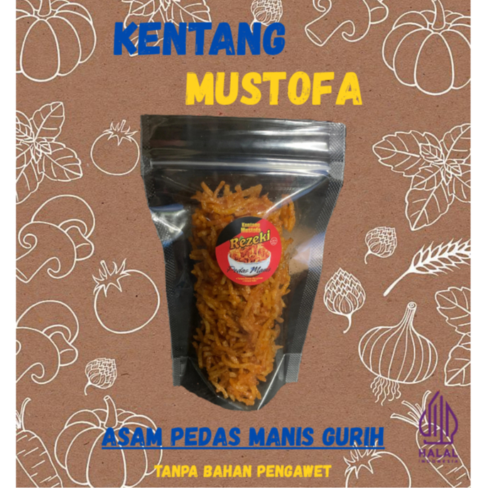 

Kentang Mustofa Pedas Manis Gurih Untuk Cemilan Lauk 50-1000Gram - 50 Gram