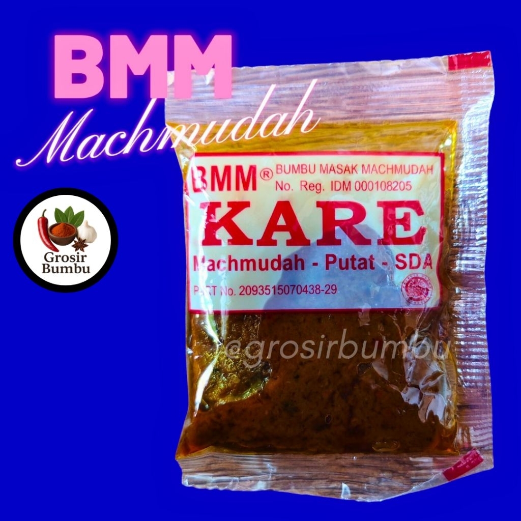 

BMM / Bumbu KARE / Bumbu Masak Machmudah / Bumbu Masak Instan