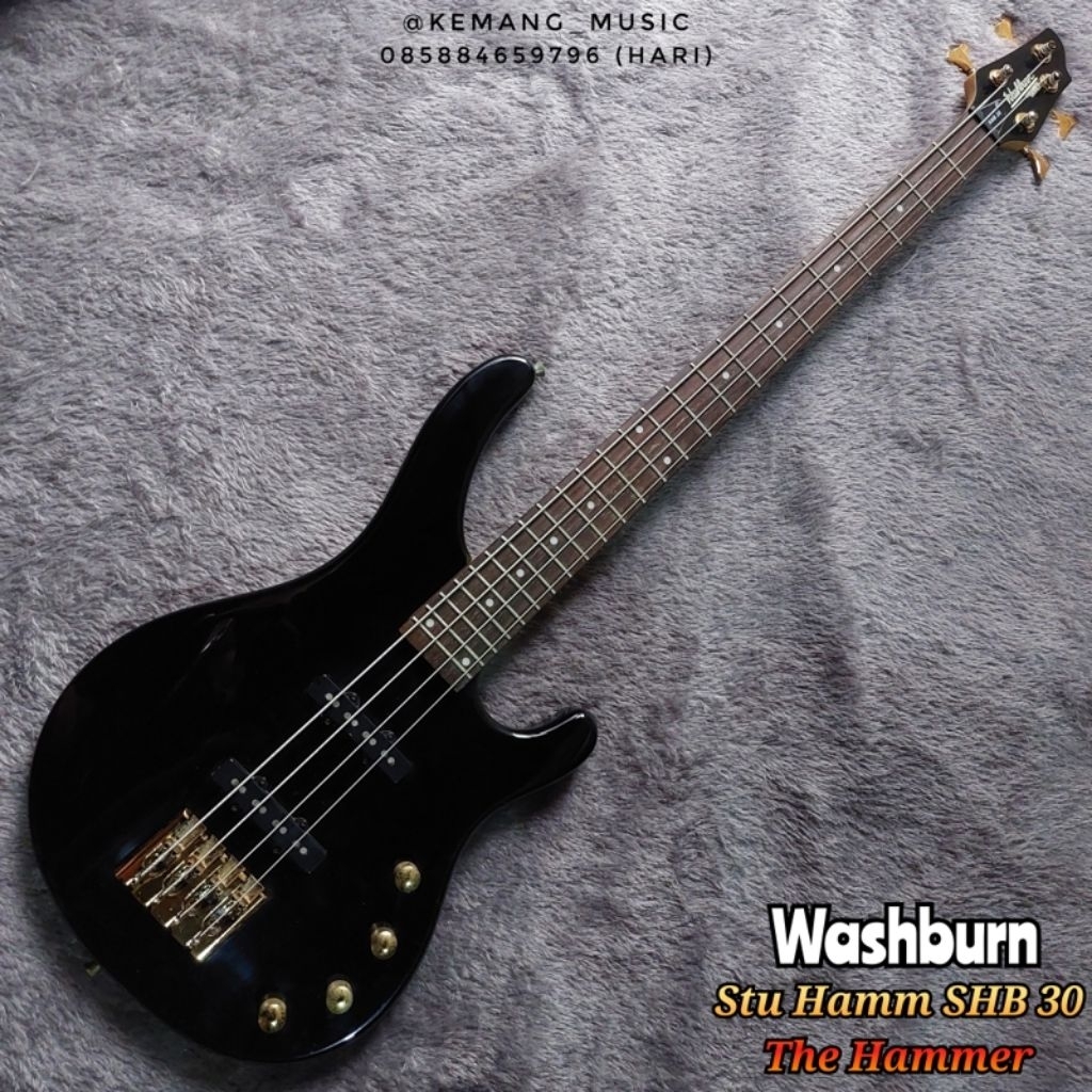 bass washburn shb30 stu hamm signature bass langka bass bekas precision jazz bass