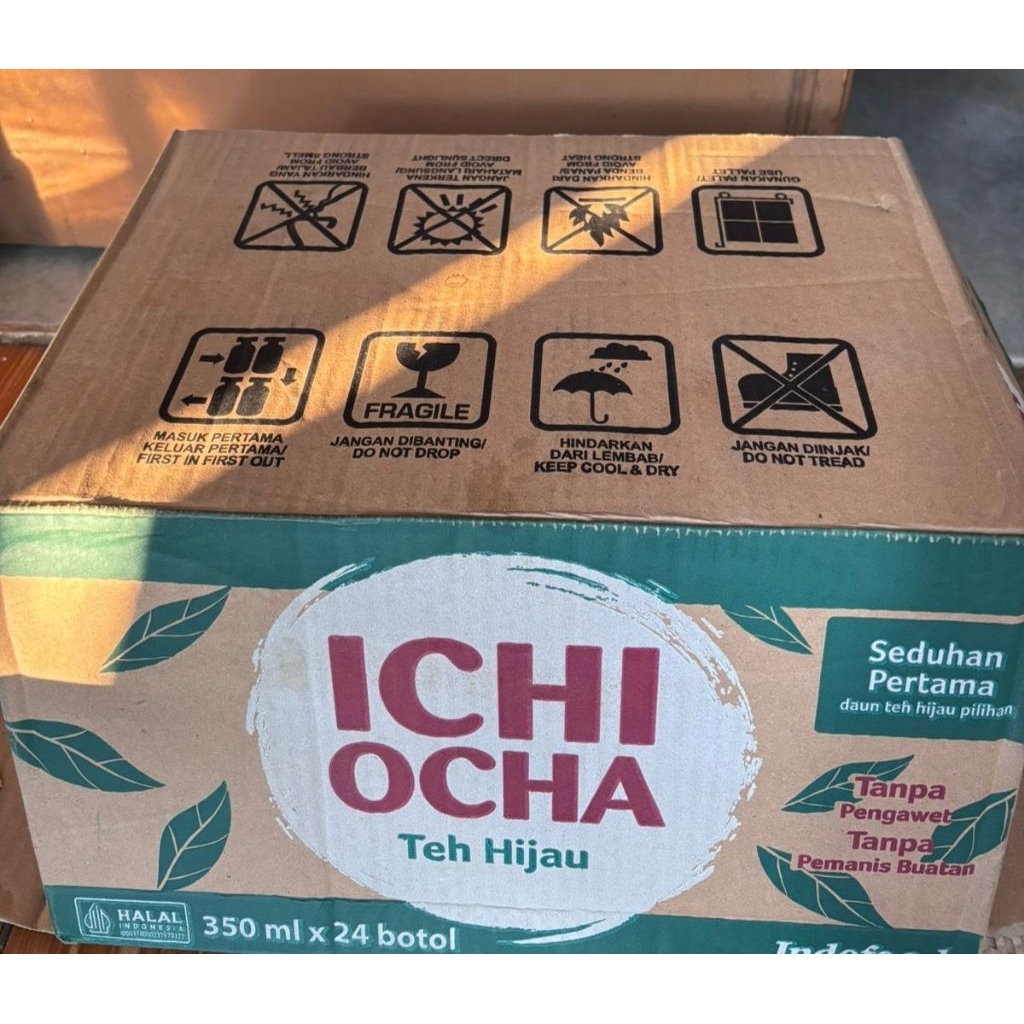 

kardus bekas Ichi OCHA 350ml