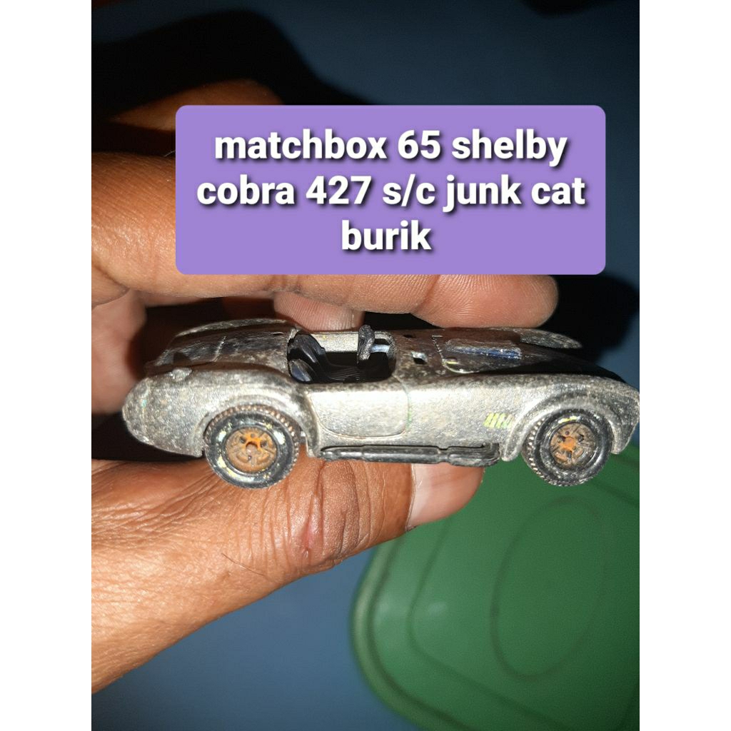 matchbox 65 shelby cobra 427 s/c junk