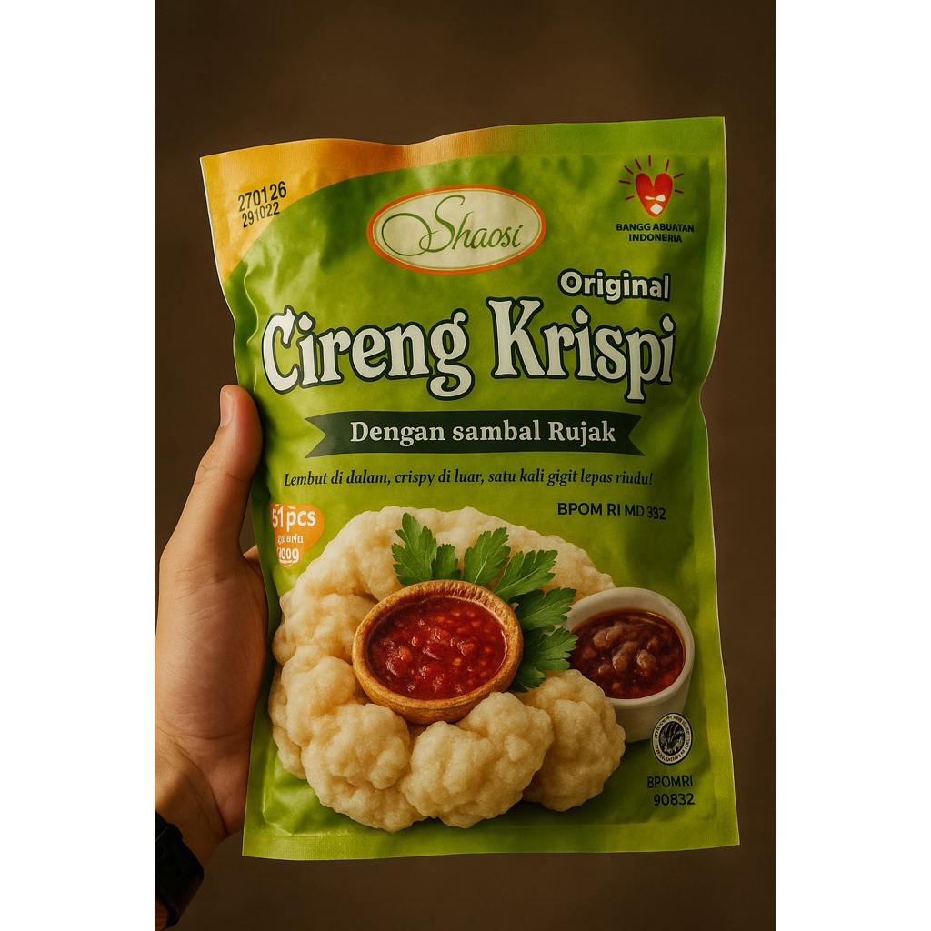 

Cireng krispy bumbu rujak original isi 20