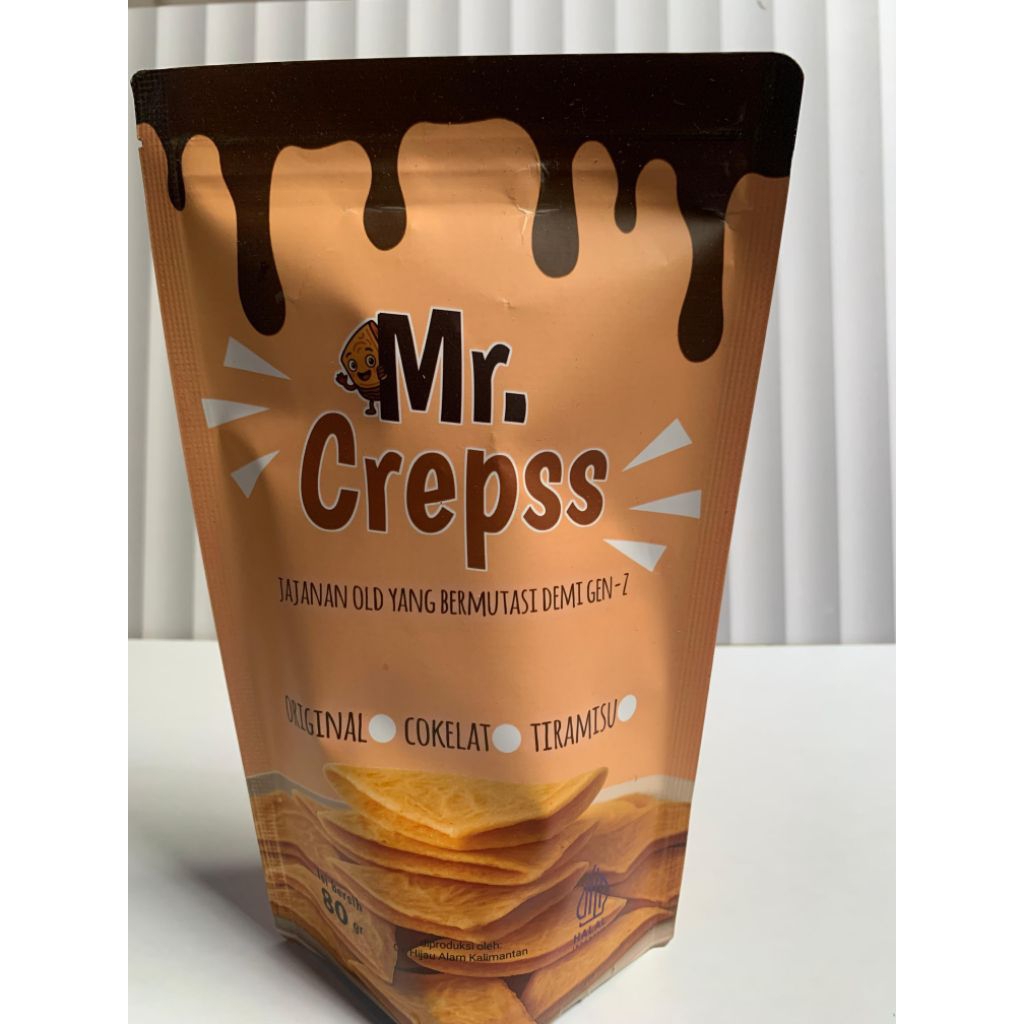 

Mr. Crepss Kue Semprong Isi Coklat Lumer 80 gr