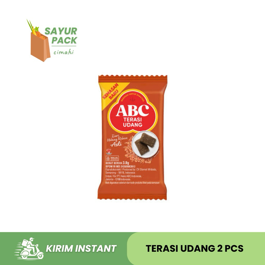 

TERASI UDANG 2 pcs | terasi udang abc | sayur instant cimahi