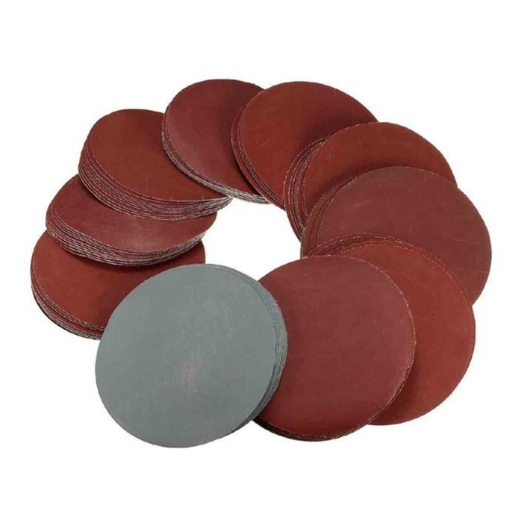 Amplas Bulat Velcro 4"(2 PCS) Abrasive Sand Paper Disc Velcro 100mm Inch