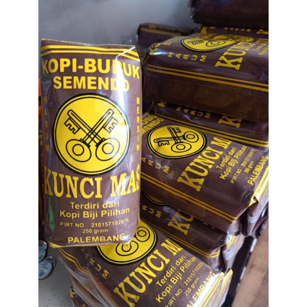 

Kopi Bubuk Semendo Kunci Mas 1kg (@250grm x 4)