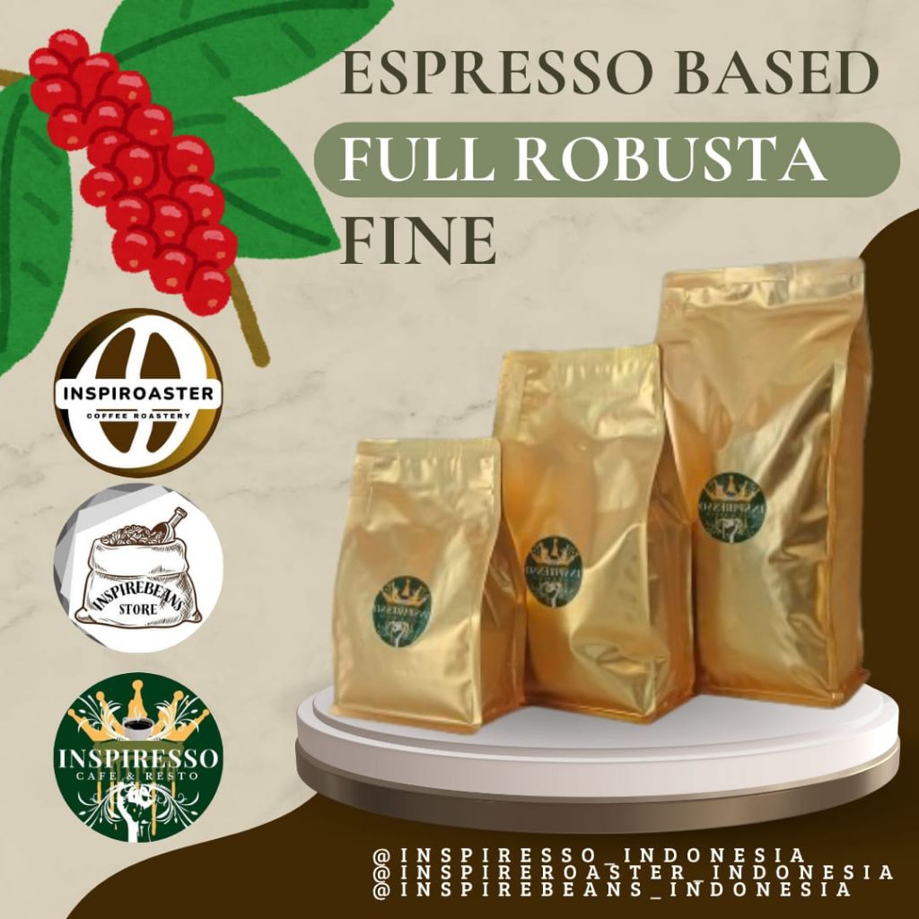 

ROASTED BEANS FULL ROBUSTA FINE (Pagar Alam) PASAMAN