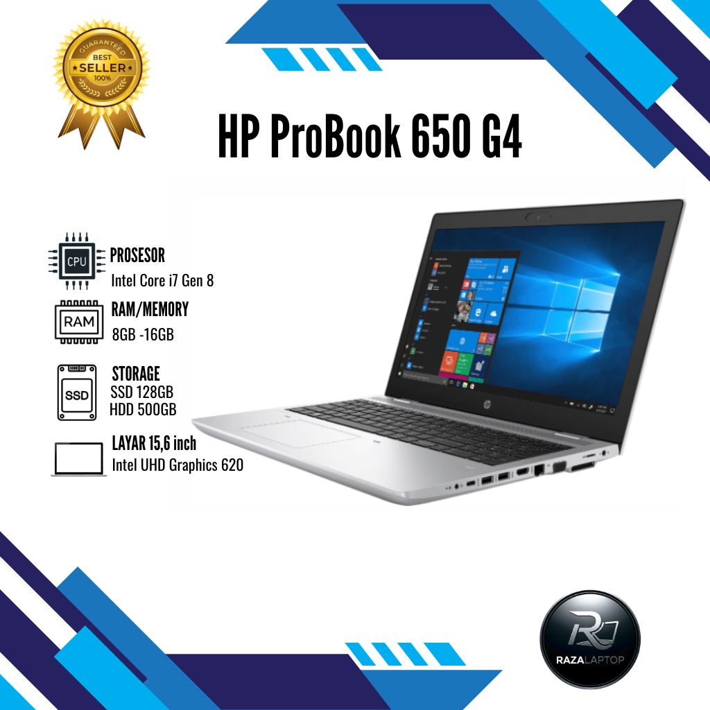 LAPTOP  HP ProBook 650 G5 8th gen Intel Core i7 Intel UHD Graphics 620