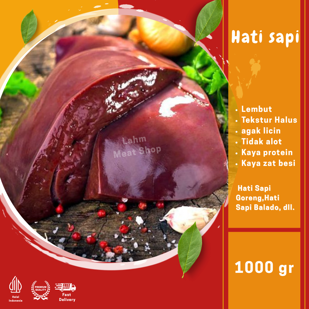 

Ati Sapi Murah/Ati Sapi Premium/Jeroan Sapi/Beef Live