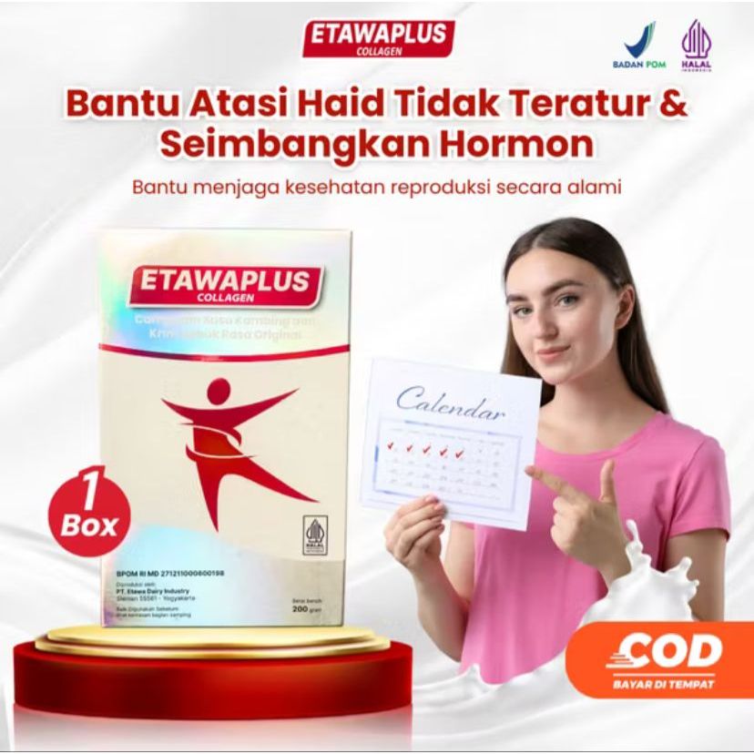 

[2 BOX] Etawaplus Collagen - susu kambing etawa asli bantu seimbangkan hormon - susu kambing bantu lancarkan haid dan promil