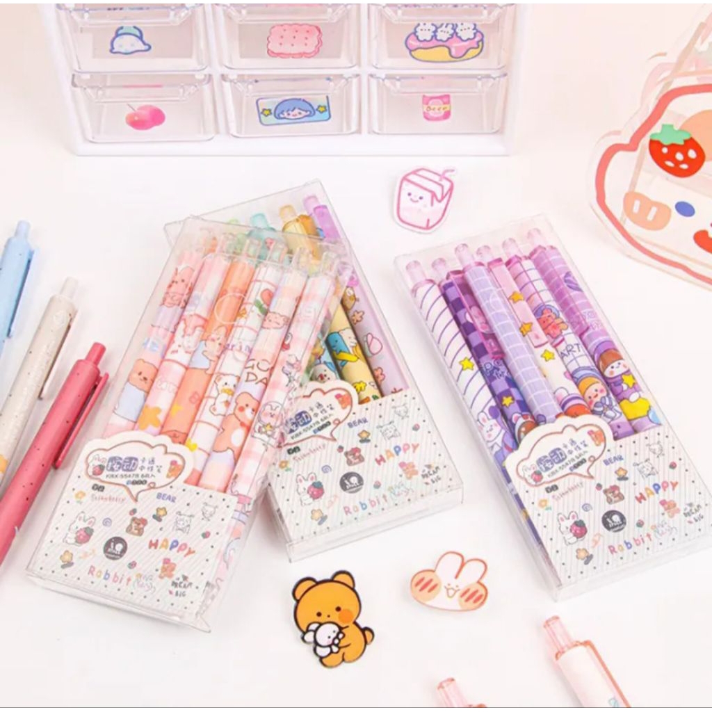 

Bolpen Gel Hapus Tinta Hitam Premium