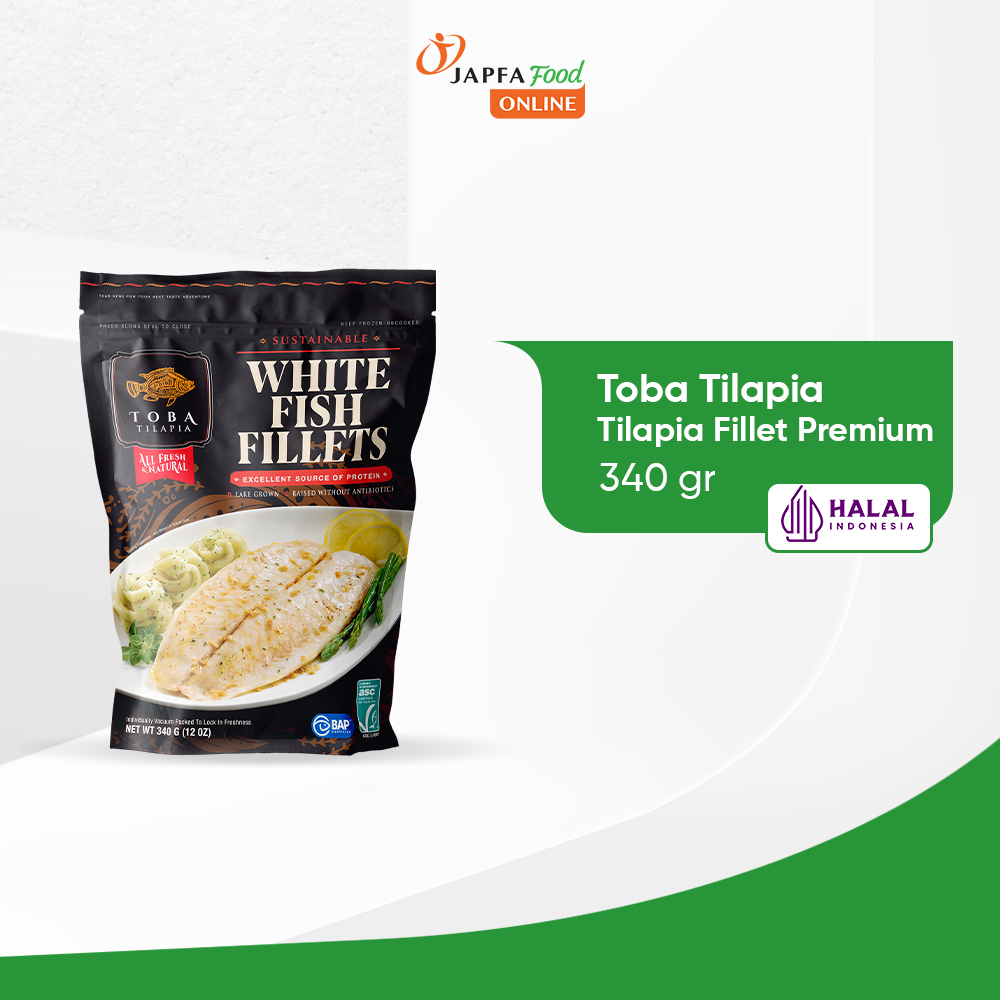 

Toba Tilapia Fillet Premium / Ikan Nila Fillet 340gr