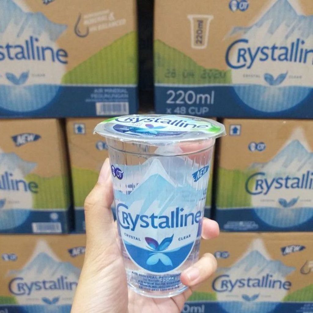 

AIR MINUM GELAS CRYSTALINE 220ml