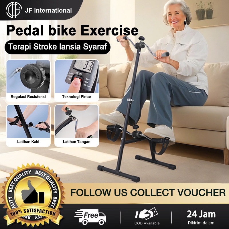 Terapi Stroke lansia Syaraf/sepeda statis terapi/sepeda statis/Pedal bike Exercise