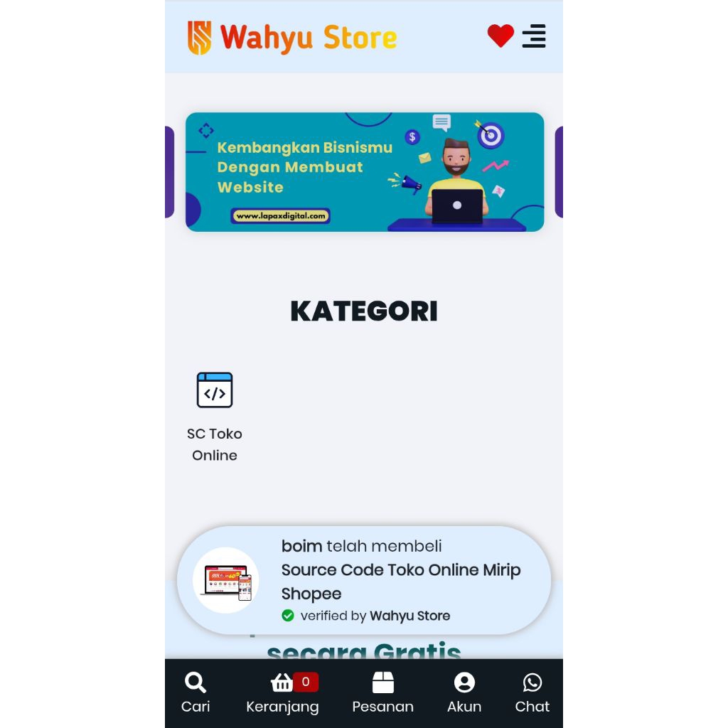 Source Code Toko Online Payment Gateway Tripay 2025