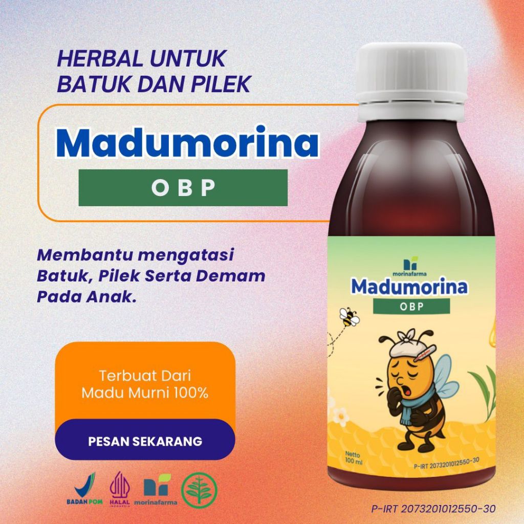 Madumorina Obat Batuk Pilek Madu herbal anak